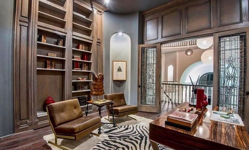 Library of Jake Paul's house